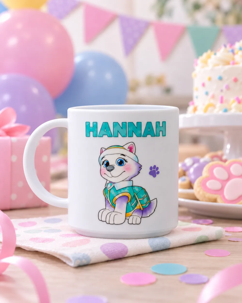 Personalized Paw Patrol Kids Mug with Name – Skye, Marshall, Rocky & Everest